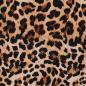Preview: Viskose Leoprint Braun/Schwarz